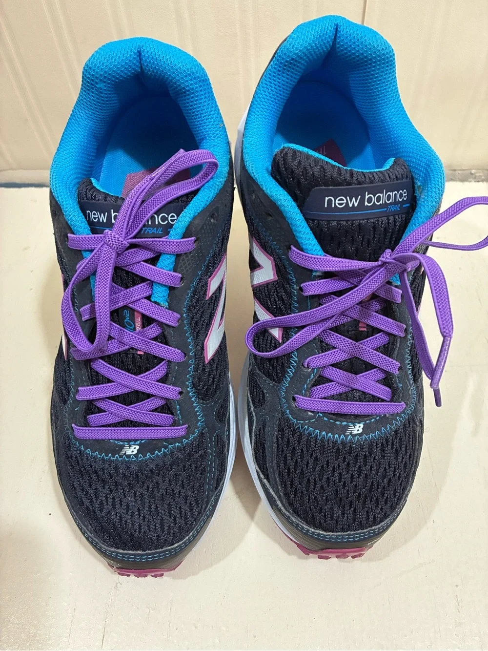 New Balance Women's Navy, Purple & Teal Running Sneakers